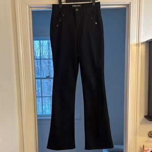 Wit & Wisdom Black Elastic Flare Jeans